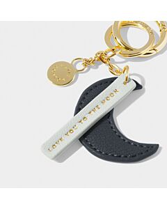 Katie Loxton Chain Keyring 'Friends Forever' - Fuchsia
